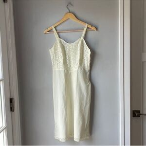 Vintage 1950s Barbizon Full Slip Mad Men